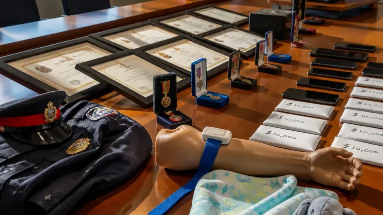 Chatham police honoured for life‑saving actions and key investigations