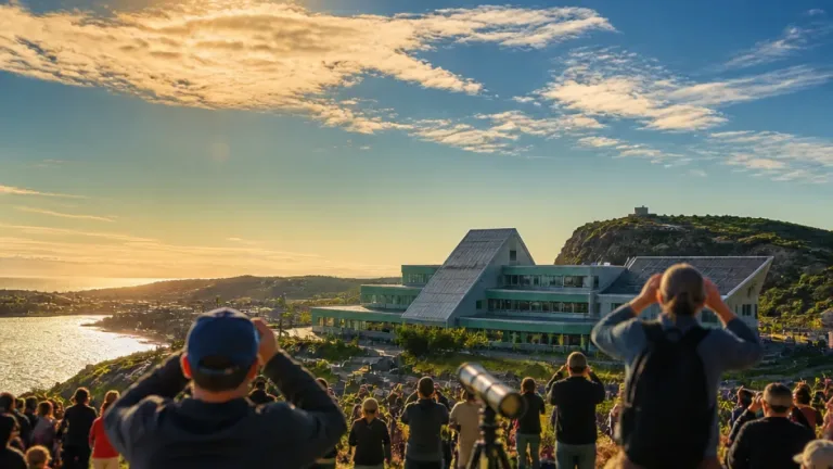 Clouds clear over Signal Hill as St. John’s enjoys partial solar eclipse