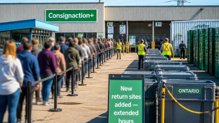 Consignaction expands return sites and pledges measures to ease long lines in Gatineau