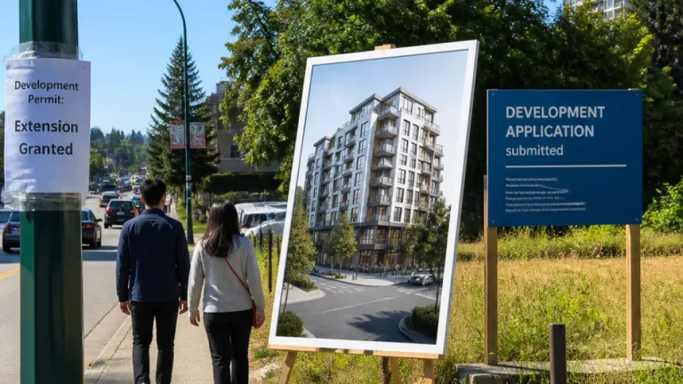 Coquitlam council approves second one‑year extension for six‑storey strata project