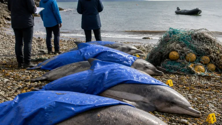Cornwall study finds fishing nets the leading cause of stranded dolphin deaths