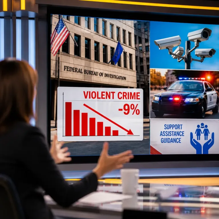 Commentator credits Trump persona as US violent crime falls; FBI data shows notable drops