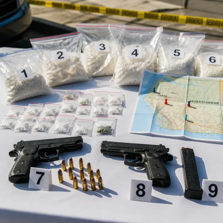 Joint Alberta–Saskatchewan probe seizes nearly $250,000 in drugs, two handguns; four charged