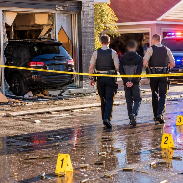 Juvenile detained after overnight burglaries, gunfire and vehicle crash in El Paso County