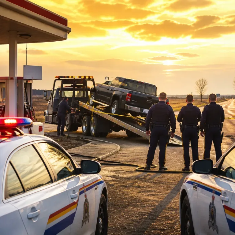RCMP say two men arrested after multi‑community vehicle theft and fuel‑theft attempts in central Alberta
