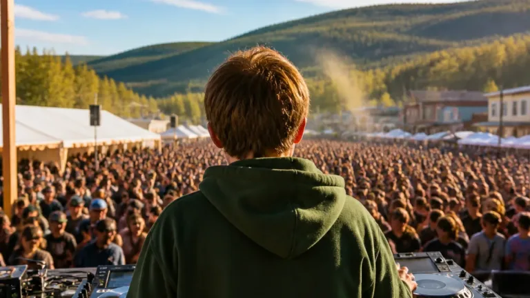 Dawson City’s 12-year-old DJ Waffles is spinning big stages and building confidence