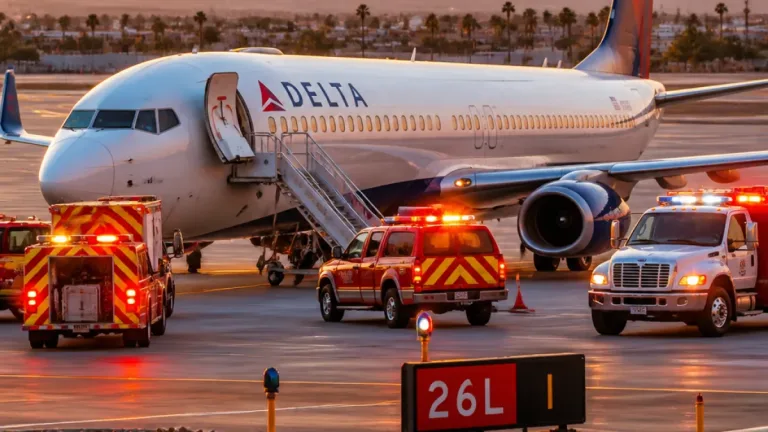 Delta flight makes emergency descent, oxygen masks deploy; landed safely in Las Vegas
