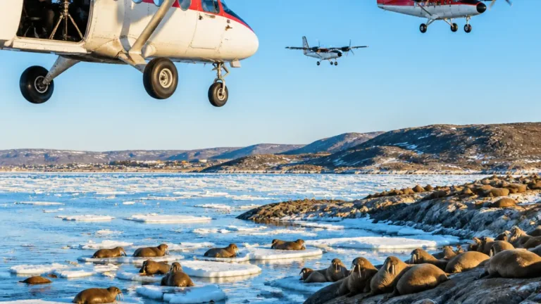 DFO completes largest-ever aerial survey of Atlantic walrus off Baffin Island