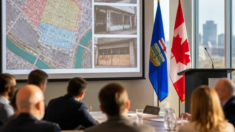 Edmonton officials, federal minister meet with community groups on downtown safety