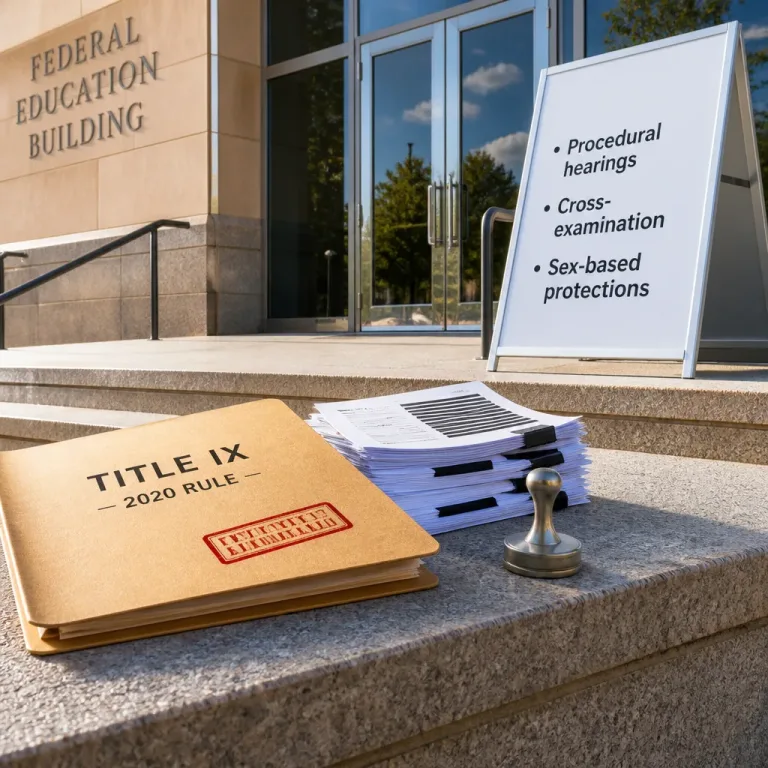 U.S. Education Department rescinds Biden-era Title IX gender protections, restores 2020 rule