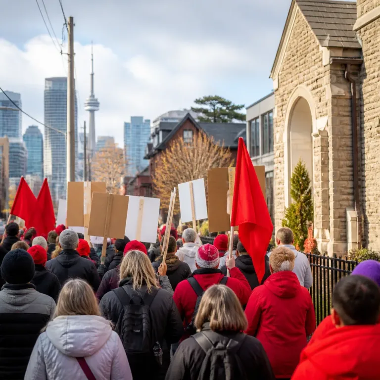 Ontario education workers rally as OECTA sets November strike vote amid stalled talks
