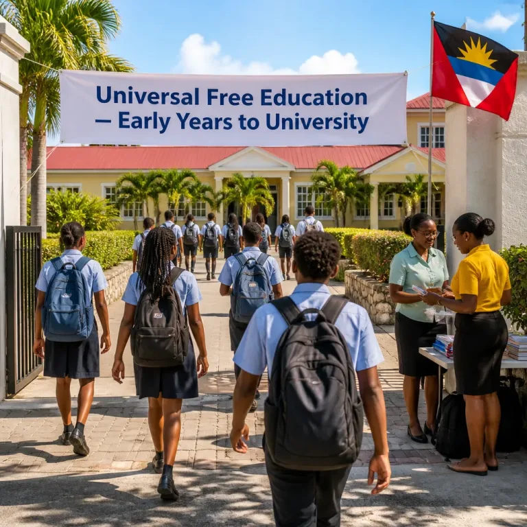 Antigua and Barbuda launches universal free education from early years to university