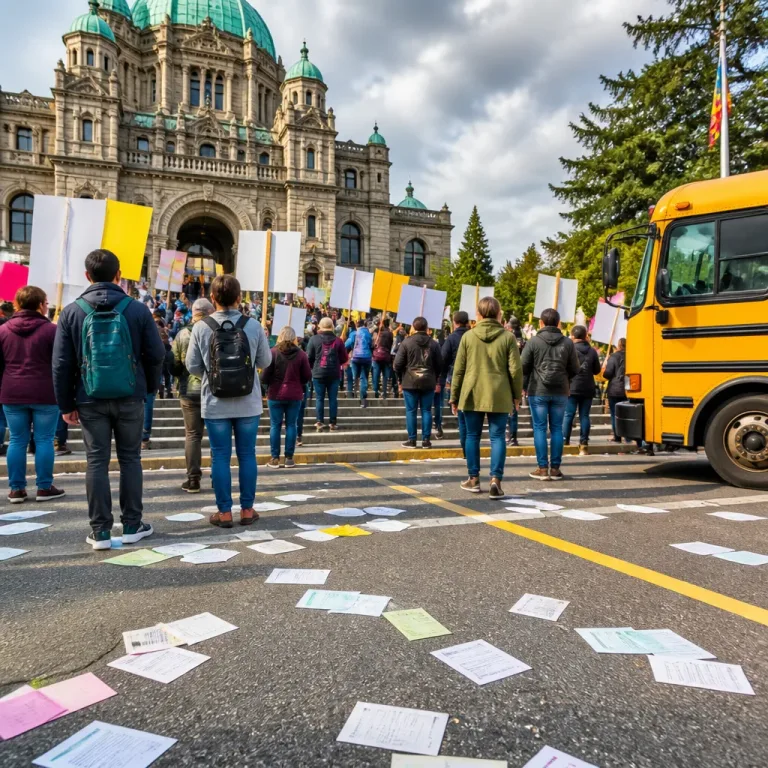 Rallies across Ontario as teacher contracts near expiry and parents protest education changes