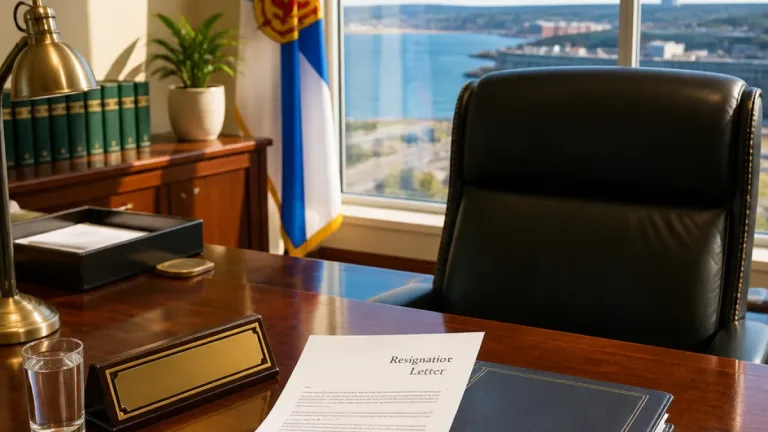 Energy minister Marco MacLeod resigns amid scrutiny of past online lyrics; premier assumes portfolio