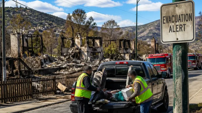Evacuees begin return to Clinton as alerts replace orders; many face ruined homes