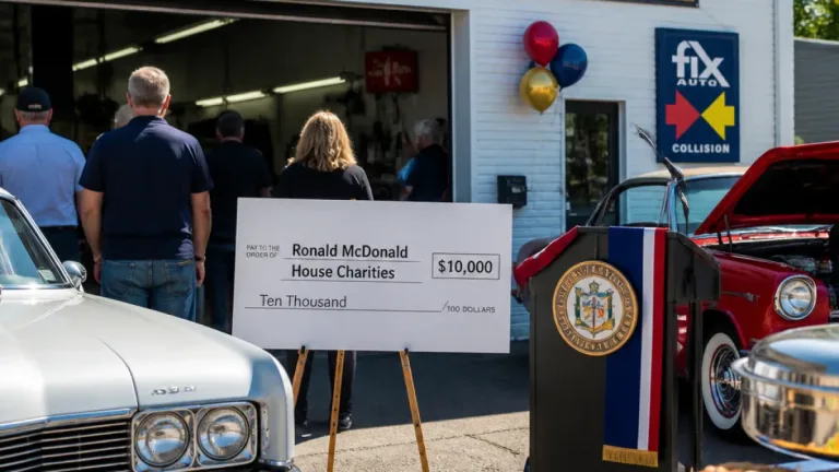 Fix Auto St. Catharines marks 50 years with donation, mayoral recognition
