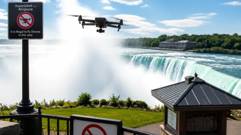 GoPro’s 8K drone film over Niagara Falls spotlights restricted airspace and permit rules