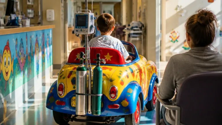 Grande Prairie hospital restores therapeutic 'clown car' to ease children's hospital stays