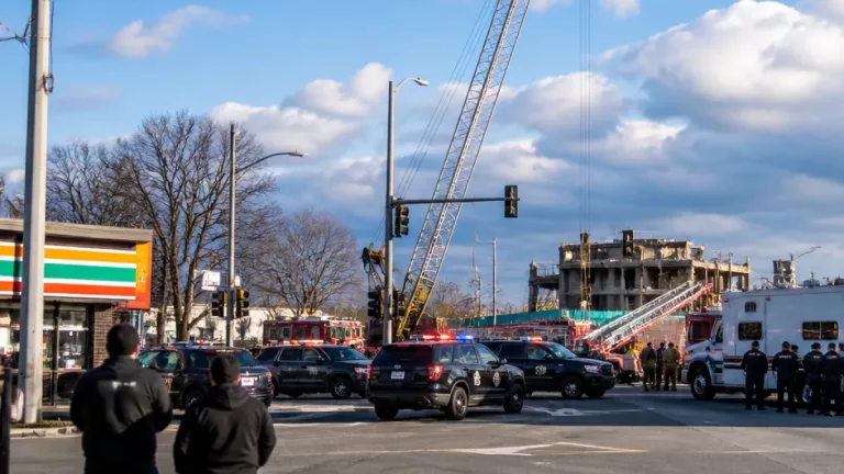 Hours‑long emergency response ends in death at Montreal Road crane in Cornwall