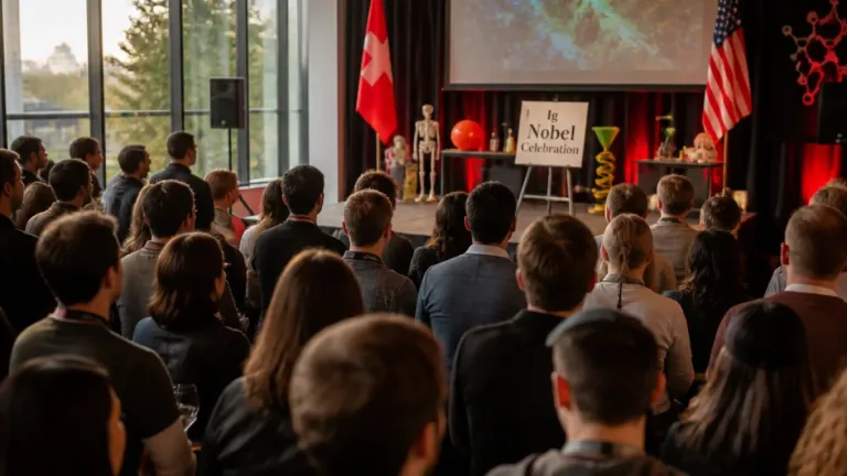 Ig Nobel celebration in Cambridge draws scientists, laureates and art to Swissnex on Sept. 24