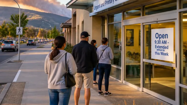 Kelowna-area urgent care extends hours this week to support wildfire-affected residents