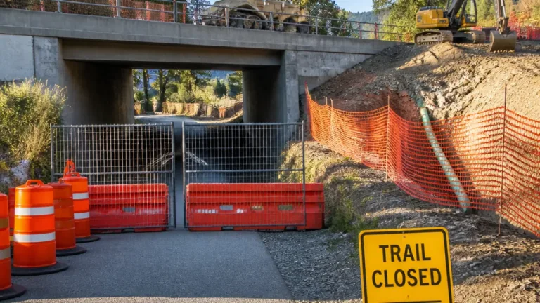 Kelowna’s Mission Creek Greenway to close at K.L.O. Road for three days during bridge work
