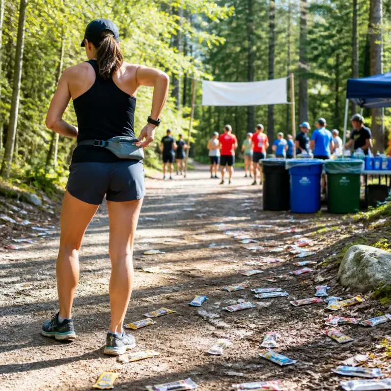Runners urged to stop tossing energy gel packets as litter rises on popular trails