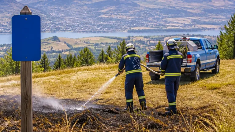 Lightning-sparked Kedleston Creek fire near Vernon declared out after rapid response