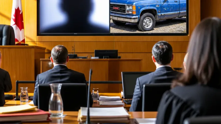 Man serving life for killing two Mounties asks court for return of shot‑up pickup