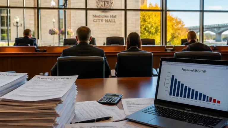 Medicine Hat council warned an 8% tax increase may be needed to balance 2027–28 budget
