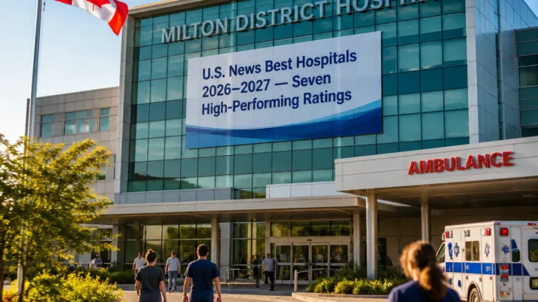 Milton hospital gains national recognition in U.S. News rankings