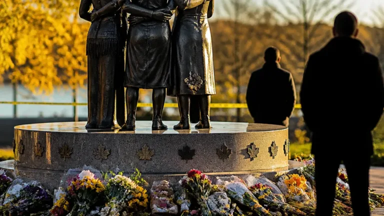 Moncton memorial leaf stolen from tribute to three fallen RCMP officers