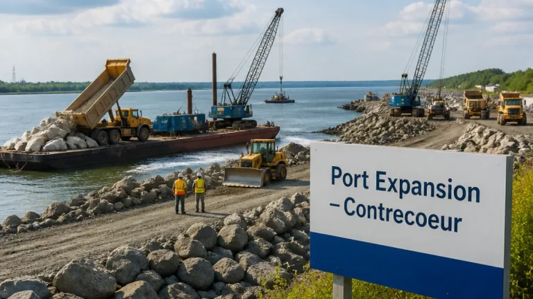 Montreal-linked Port of Montreal expansion breaks ground in Contrecoeur, operations set for 2030