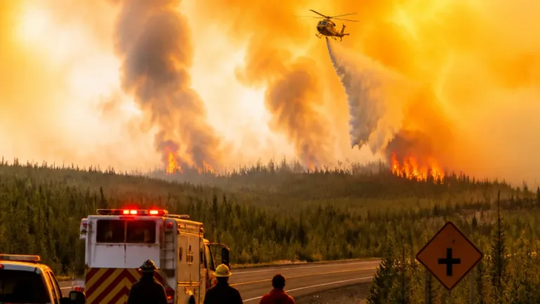More than 100 wildfires burn across northwestern Ontario as crews battle large complexes