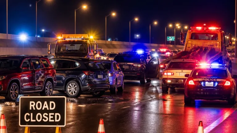 Multi-vehicle crash on Hamilton's Linc sends all involved away with minor injuries
