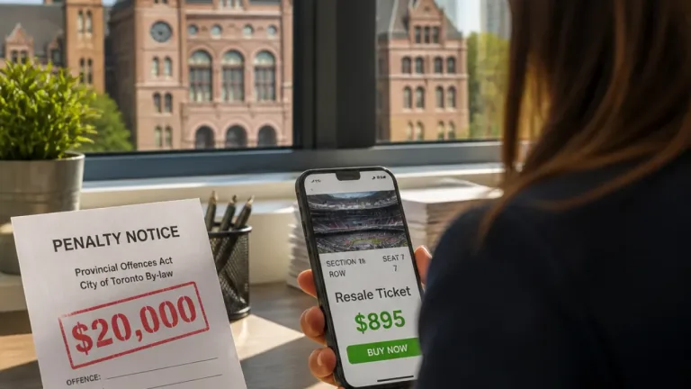 Ontario fines StubHub Canada $20,000 under new ticket price-cap law; company vows to appeal