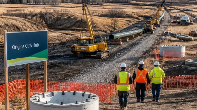 Origins CCS hub breaks ground near Clive, set to be Canada’s largest carbon store