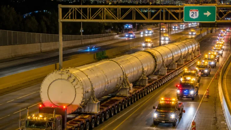 Oversize industrial load to move through Edmonton and Fort Saskatchewan this week