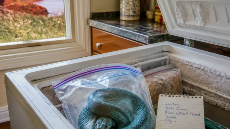 P.E.I. asks residents to freeze any dead smooth green snakes for genetic research