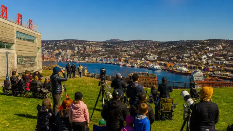 Partial solar eclipse draws crowds across Newfoundland and Labrador