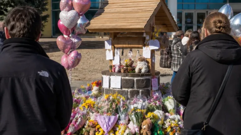 Peterborough community installs temporary memorial after 16-year-old stabbed to death