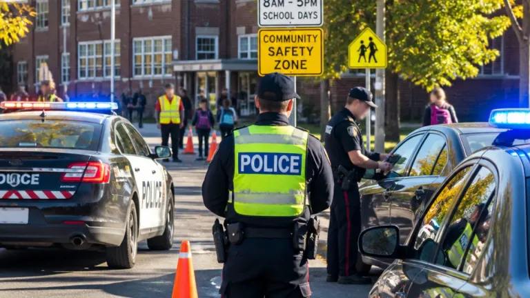 Peterborough police issue 30 tickets on first day back to school