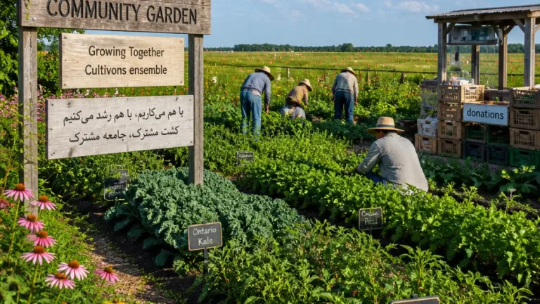 Pickering community garden grows global flavours and reconnects newcomers to home