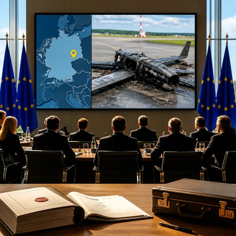 EU ministers press Russia as Leipzig drone incident sparks talk of mass sanctions