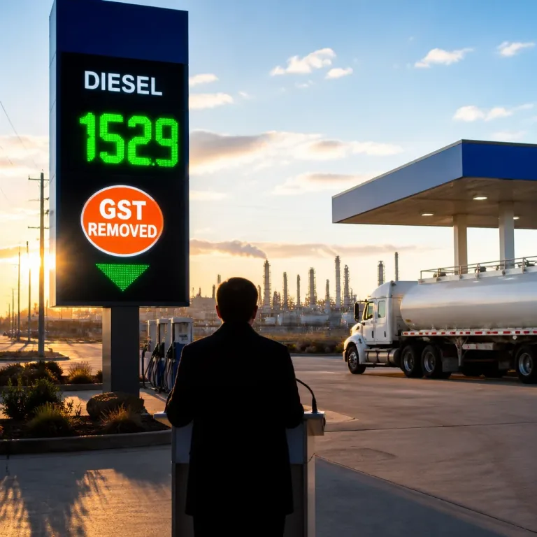 Poilievre proposes cutting federal diesel taxes, repealing fuel rules to boost supply