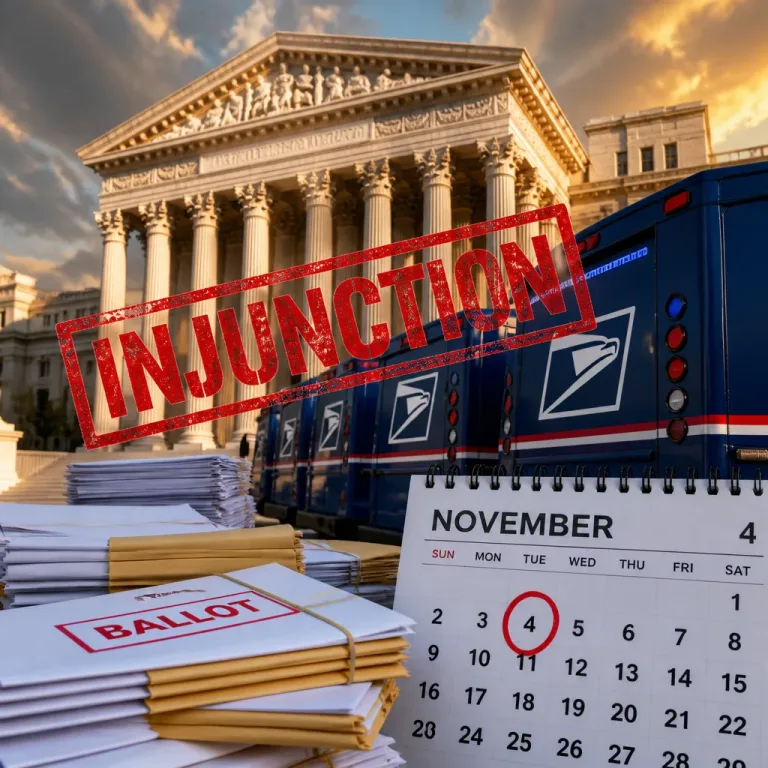 U.S. judge extends block on Trump order that sought limits on mail voting ahead of midterms