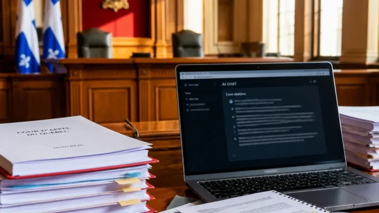 Quebec man ordered to pay $1,000 after citing AI‑generated fake court decisions