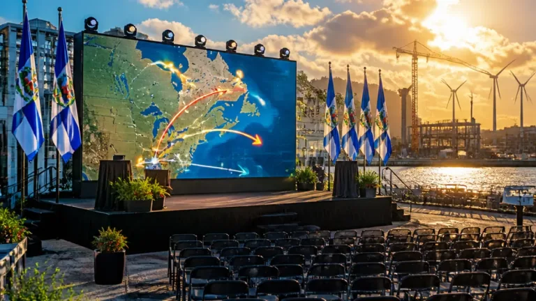 Quebec, Newfoundland and Labrador unveil tentative $50B clean-energy pact centered on Churchill Falls
