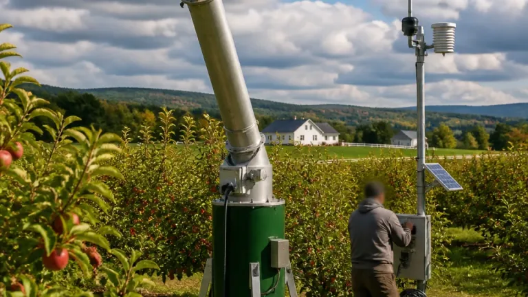 Quebec orchard installs €anti-hail cannon, betting €160,000 on protection from violent storms