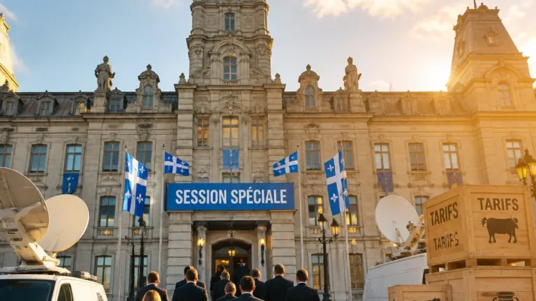 Quebec premier pauses campaign to call rare cabinet meeting as retaliatory tariffs loom